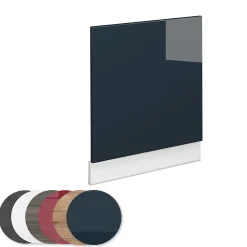 Vicco Armoires de cuisine Bleu foncé brillant 60cm , PT Anthracite