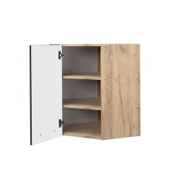 Vicco Armoires de cuisine Bleu foncé brillant 57cm