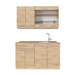 Vicco Cuisine Chêne de force doré 140cm sans PT