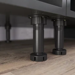 Vicco Cuisine Chêne doré/anthracite 270cm sans plan de travail, avec armoire haute