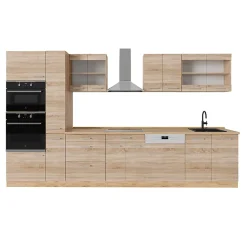 Vicco Cuisine complète Sonoma/Chêne doré 350cm , PT Chêne