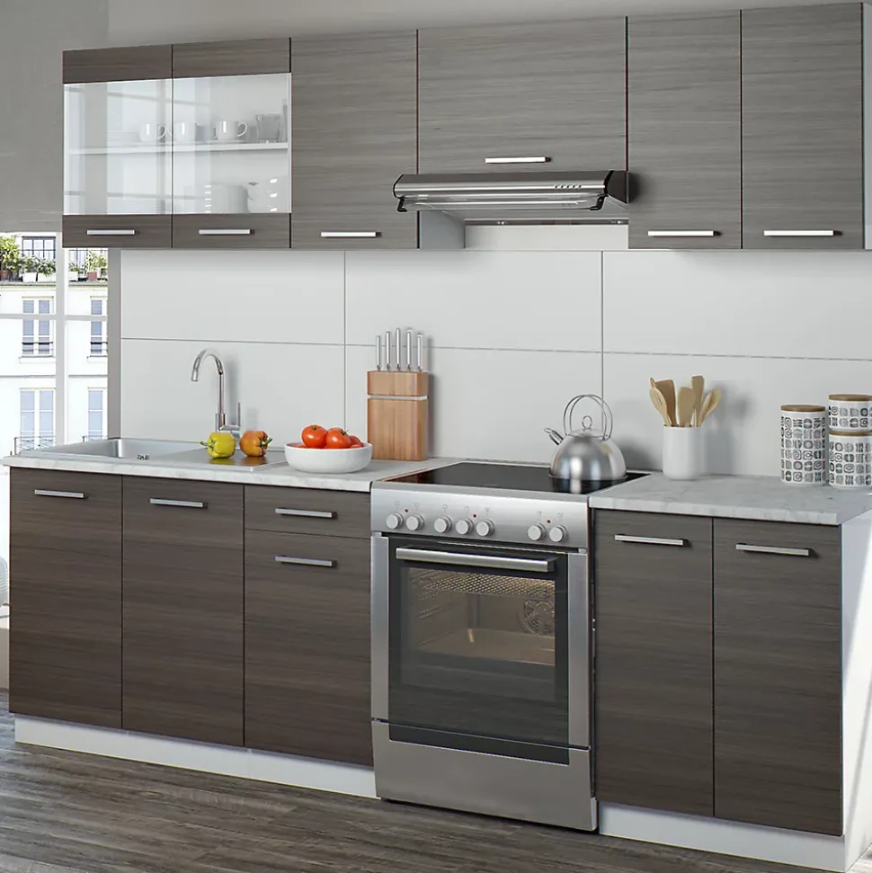 Vicco Cuisine Gris noble 240cm , PT Marbre