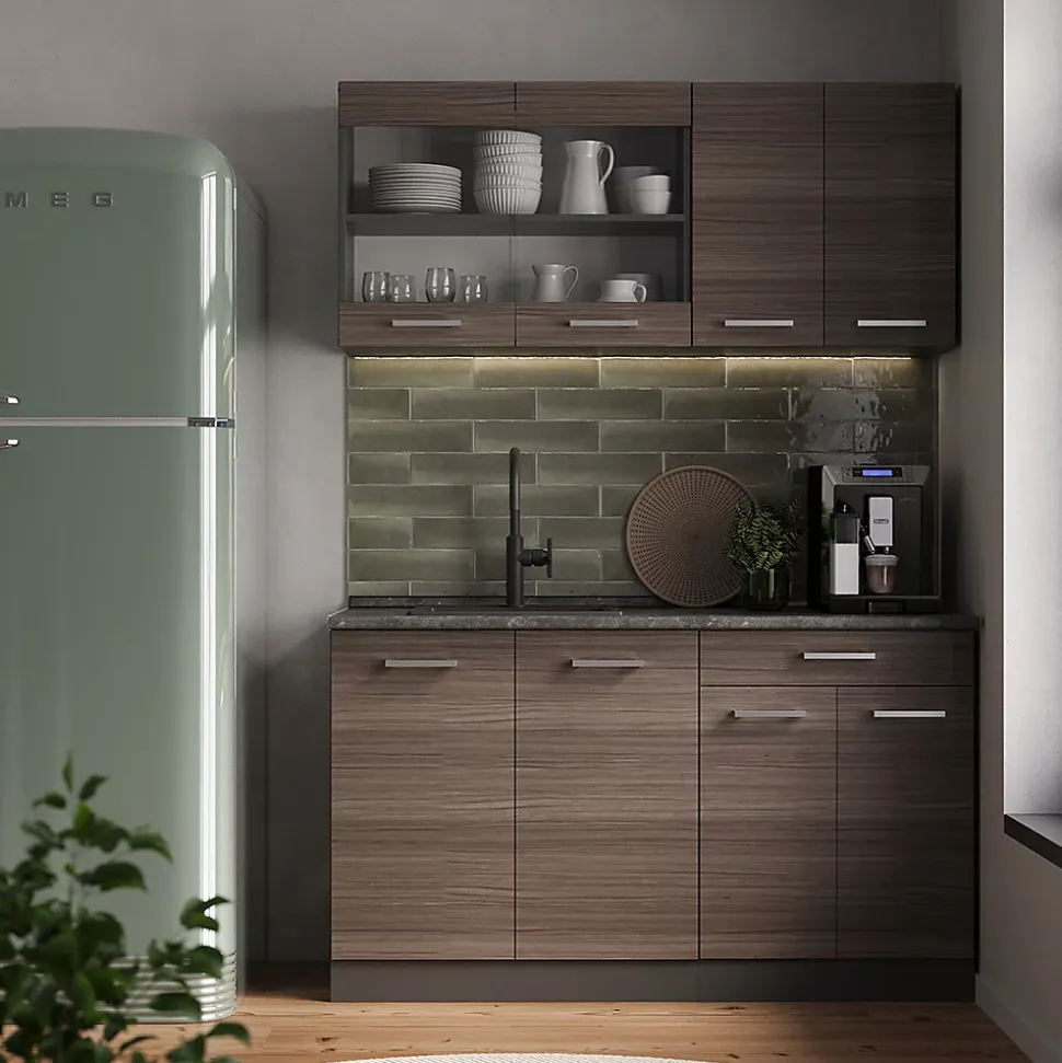 Vicco Cuisine Gris noble/Anthracite 140cm , PT Anthracite