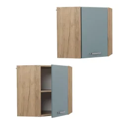 Vicco Elément haut de cuisine Bleu-gris 57cm