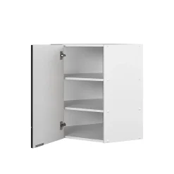 Vicco Elément haut de cuisine Noir rayé 57cm