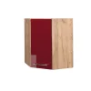 Vicco Elément haut de cuisine Rouge bordeaux Haute brillance 57cm