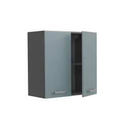 Vicco Elément haut de cuisine Bleu-gris 60cm