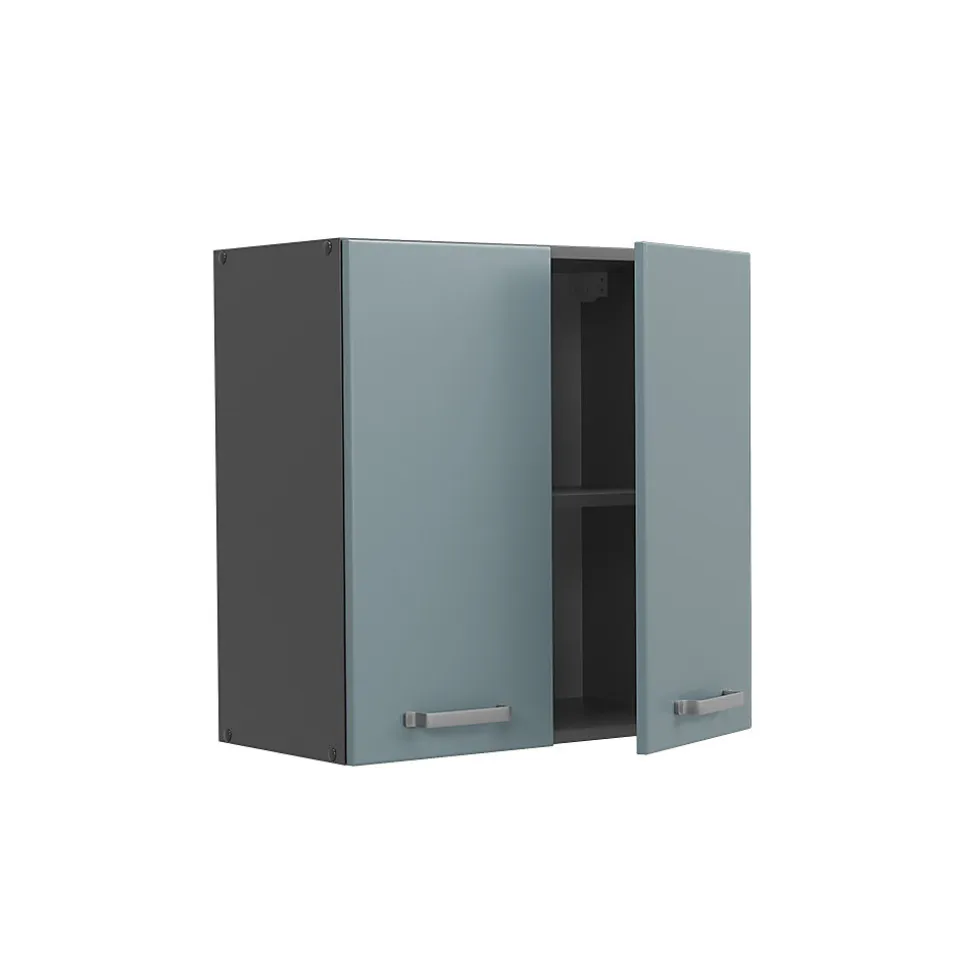 Vicco Elément haut de cuisine Bleu-gris 60cm