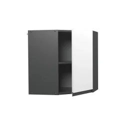 Vicco Elément haut de cuisine Blanc 57cm J-Shape