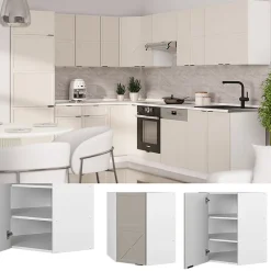 Vicco Elément haut de cuisine GrisBeige 57cm