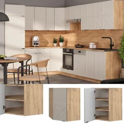 Vicco Elément haut de cuisine GrisBeige 57cm