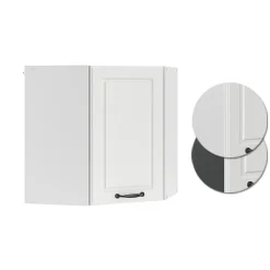 Vicco Elément haut de cuisine Blanc campagne 57cm