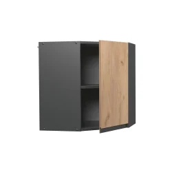 Vicco Elément haut de cuisine Chêne de force doré 57cm J-Shape