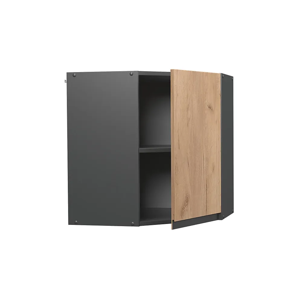 Vicco Elément haut de cuisine Chêne de force doré 57cm J-Shape