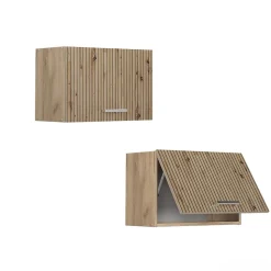 Vicco Elément haut de cuisine Chêne Artisan 60cm Plat