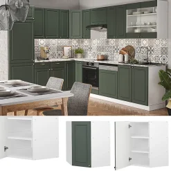 Vicco Elément haut de cuisine Vert Or Campagne 57cm