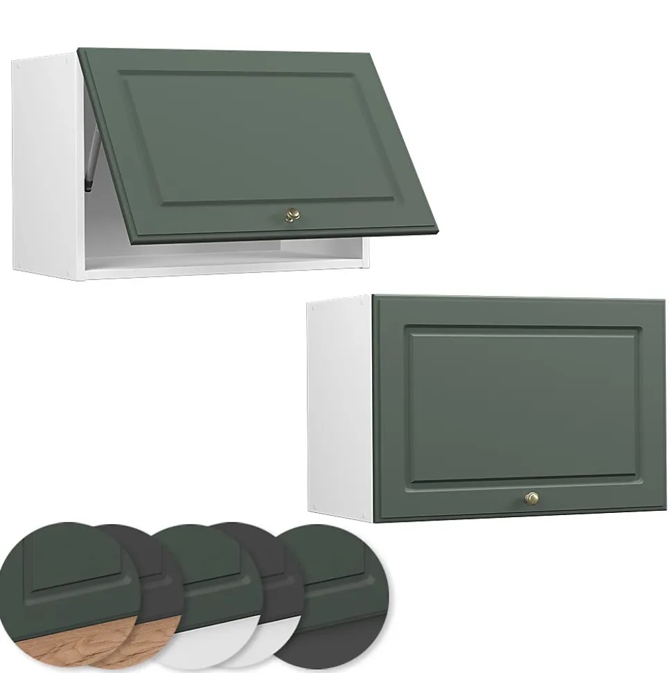 Vicco Elément haut de cuisine Vert Or Campagne 60cm Plat