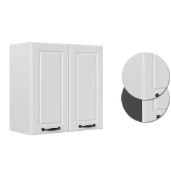 Vicco Elément haut de cuisine Blanc campagne 60cm