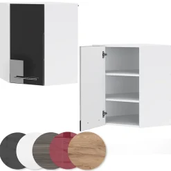 Vicco Elément haut de cuisine Anthracite Haute brillance 57cm