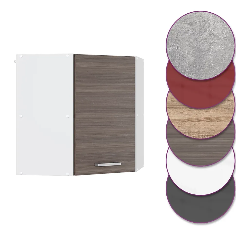 Vicco Elément haut de cuisine Gris 57cm