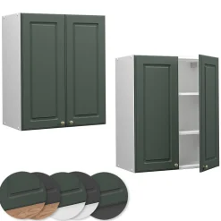 Vicco Elément haut de cuisine Vert Or Campagne 60cm