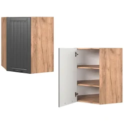 Vicco Elément haut de cuisine Gris foncé 57cm