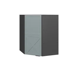 Vicco Elément haut de cuisine Bleu clair-gris 57cm