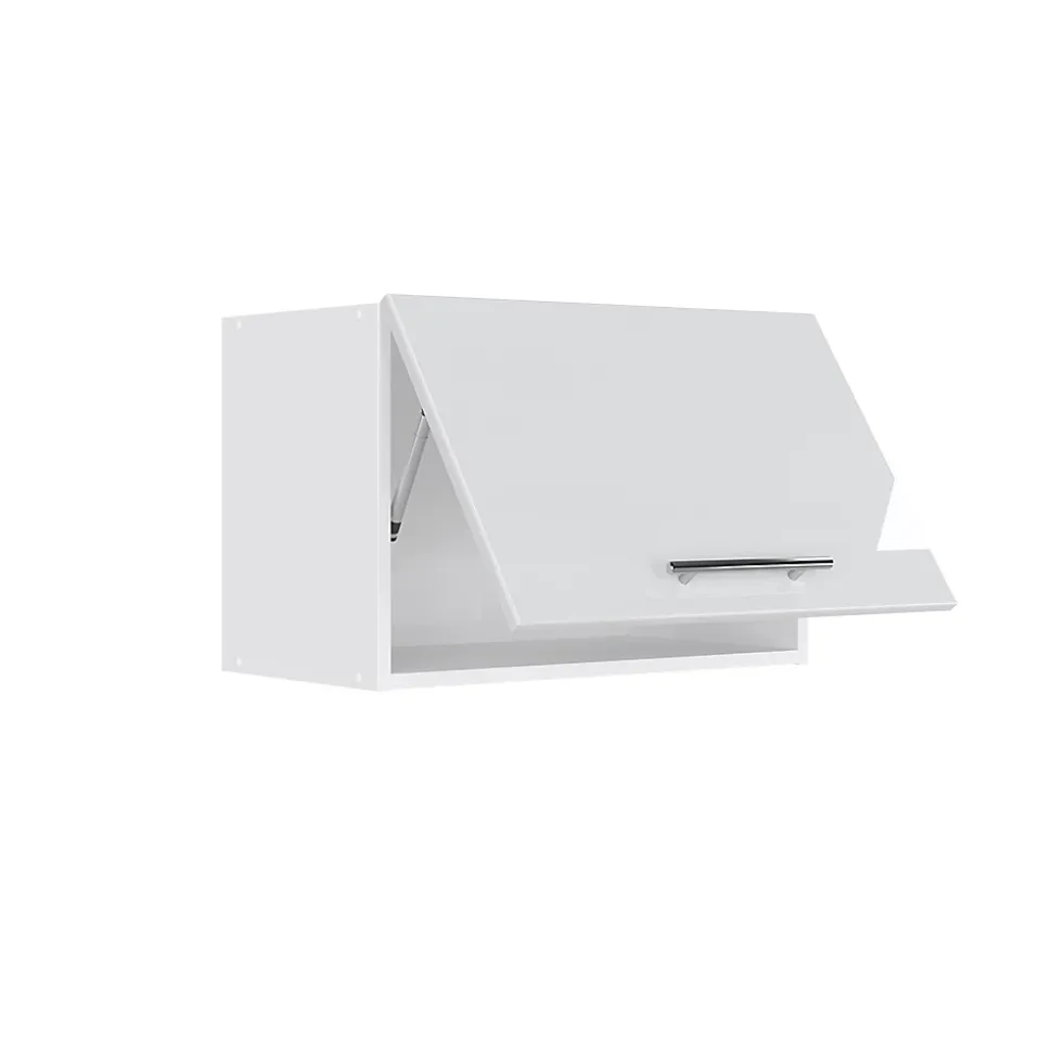 Vicco Elément haut de cuisine Blanc Haute brillance 60cm Plat