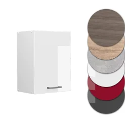 Vicco Elément haut de cuisine Blanc Haute brillance 45cm