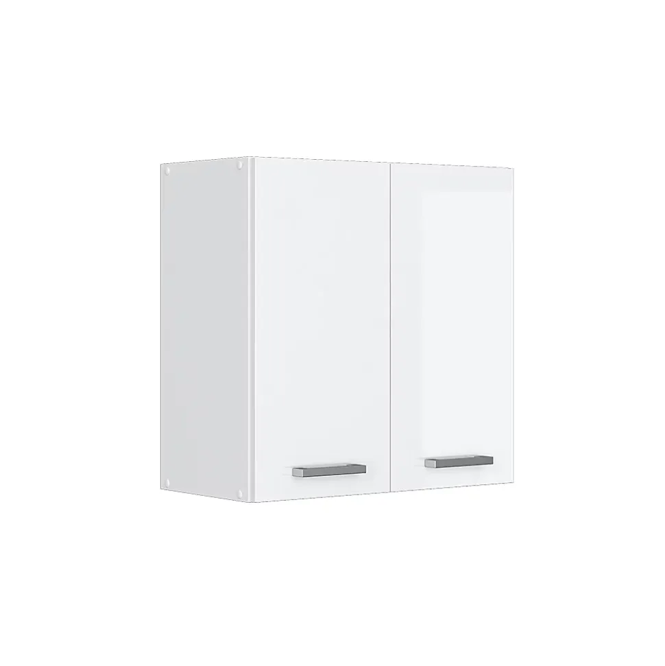 Vicco Elément haut de cuisine Blanc Haute brillance 60cm