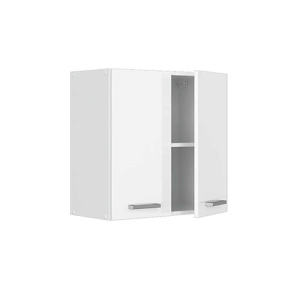 Vicco Elément haut de cuisine Blanc Haute brillance 60cm