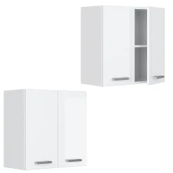 Vicco Elément haut de cuisine Blanc Haute brillance 60cm