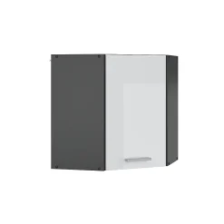 Vicco Elément haut de cuisine Blanc Haute brillance 57cm