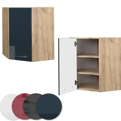 Vicco Elément haut de cuisine Anthracite Haute brillance 57cm