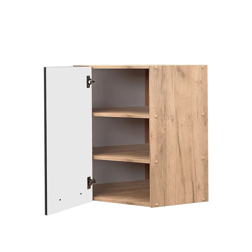 Vicco Elément haut de cuisine Anthracite Haute brillance 57cm