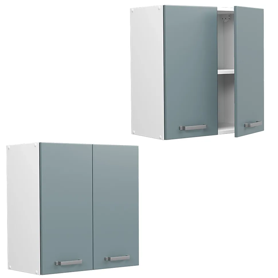 Vicco Elément haut de cuisine Bleu-gris 60cm