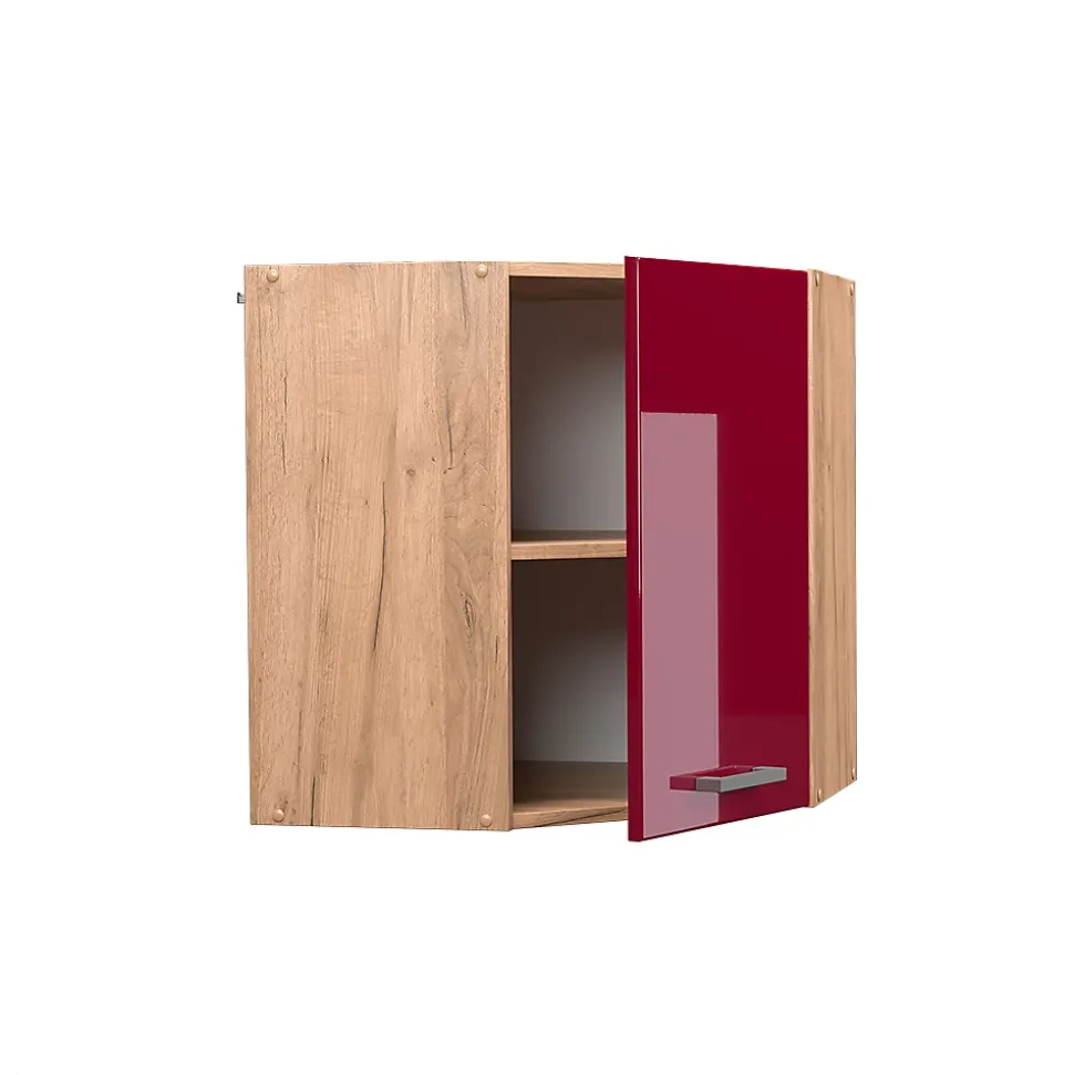 Vicco Elément haut de cuisine Rouge brillant 57cm