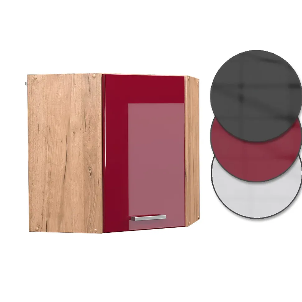 Vicco Elément haut de cuisine Rouge brillant 57cm