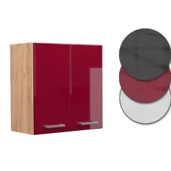 Vicco Elément haut de cuisine Rouge brillant 60cm