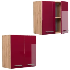 Vicco Elément haut de cuisine Rouge brillant 60cm