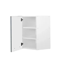 Vicco Elément haut de cuisine Bleu foncé brillant 57cm