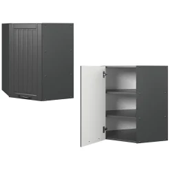 Vicco Elément haut de cuisine Gris foncé 57cm