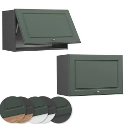 Vicco Elément haut de cuisine Vert Or Campagne 60cm Plat