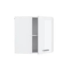 Vicco Elément haut de cuisine Blanc Haute brillance 57cm