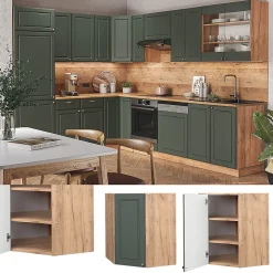 Vicco Elément haut de cuisine Vert Or Campagne 57cm