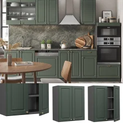 Vicco Elément haut de cuisine Vert Or Campagne 60cm