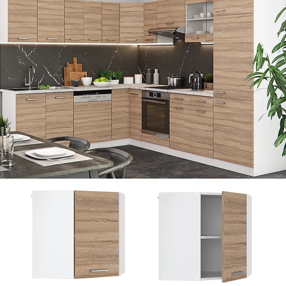 Vicco Elément haut de cuisine Sonoma 57cm