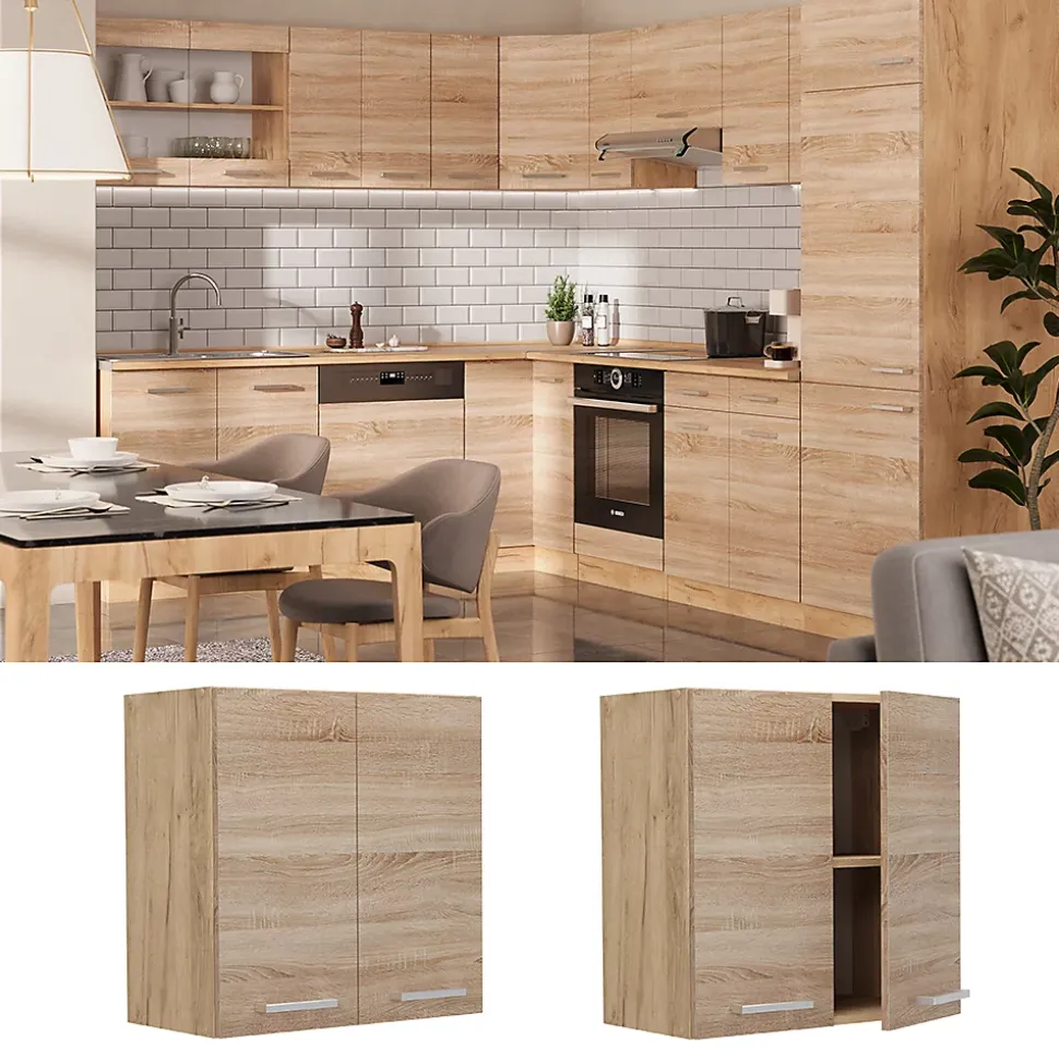 Vicco Elément haut de cuisine Sonoma 60cm