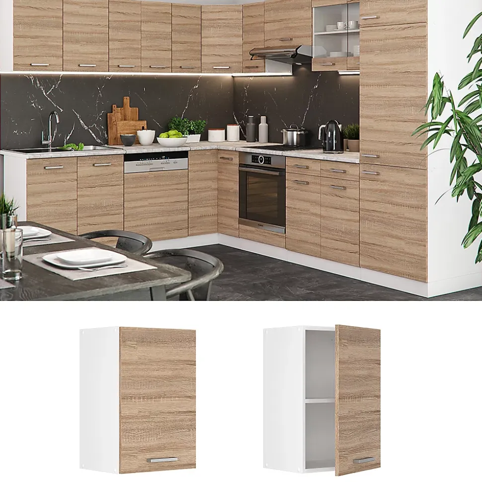 Vicco Elément haut de cuisine Sonoma 40cm