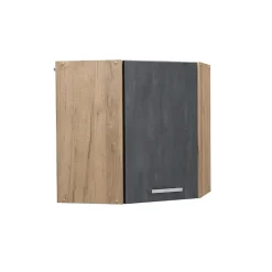 Vicco Elément haut de cuisine Béton noir 57cm